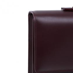 Cartier Crimson Leather Pasha Briefcase