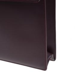 Cartier Crimson Leather Pasha Briefcase