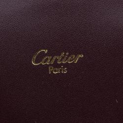 Cartier Crimson Leather Pasha Briefcase