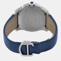 Cartier Calibre Diver Blue Dial Steel Men's Watch WSCA0010