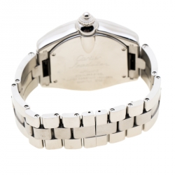 Pre Owned Cartier Silver Stainless Steel Roadster XL GMT 2722 Men's Wristwatch 42 mm