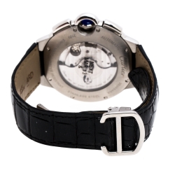 Pre Owned Cartier Silver Stainless Steel Ballon Bleu 3109 Men's Wristwatch 44MM
