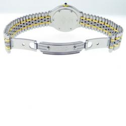 مملوكة مسبقًا Must de Cartier 21 1330 Silver Dial Two Tone Steel Quartz Unisex Watch 31 MM