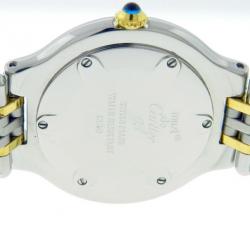 مملوكة مسبقًا Must de Cartier 21 1330 Silver Dial Two Tone Steel Quartz Unisex Watch 31 MM