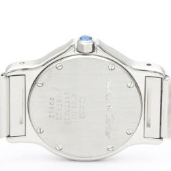 Pre Owned Cartier Silver 18k Yellow Gold And Stainless Steel Santos Octagon 187902 Quartz Men's Wristwatch 29 mm