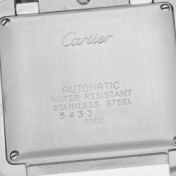 Cartier Tank Francaise Steel Yellow Gold Silver Dial Men's Watch 28 mm