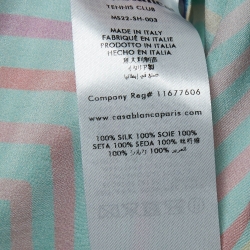 Casablanca Multicolor Masao San Print Silk Shirt L