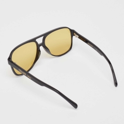 Pre Owned Celine Yellow/Black CL40032U Aviator Sunglasses