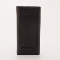 Celine Black Leather Continental Wallet