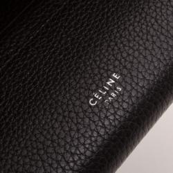 Celine Black Leather Continental Wallet