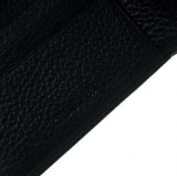 Cerruti 1881 Black Leather Derby Bifold Wallet