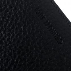 Cerruti 1881 Black Leather Derby Bifold Wallet