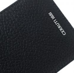 Pre Owned Cerruti 1881 Grey Leather Cerrutis Bifold Wallet
