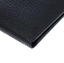 Pre Owned Cerruti 1881 Grey Leather Cerrutis Bifold Wallet