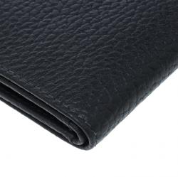 Pre Owned Cerruti 1881 Grey Leather Cerrutis Bifold Wallet