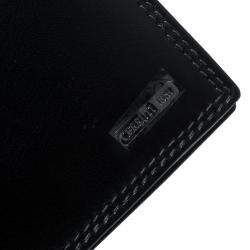 Pre Owned Cerruti 1881 Black Leather Rodi Card Case
