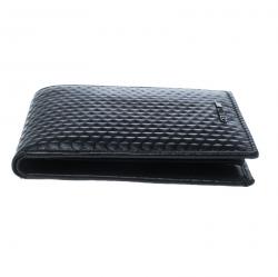 Pre Owned Cerruti 1881 Black Leather Cleveland Bifold Wallet