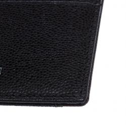 Pre Owned Cerruti 1881 Brown/Burgundy Leather Hartford Card Holder