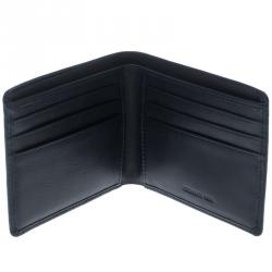 Cerruti 1881 Navy Blue Leather Carson Bifold Wallet