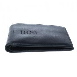 Cerruti 1881 Navy Blue Leather Carson Bifold Wallet