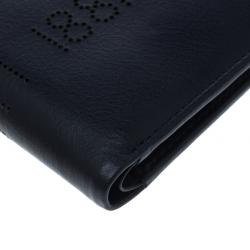Cerruti 1881 Navy Blue Leather Carson Bifold Wallet