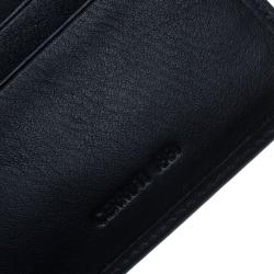 Cerruti 1881 Navy Blue Leather Carson Bifold Wallet