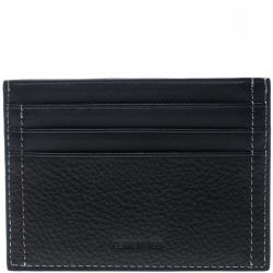 Cerruti 1881 Black Leather Montreal 6CC Card Holder