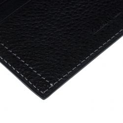 Cerruti 1881 Black Leather Montreal 6CC Card Holder