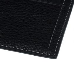 Cerruti 1881 Black Leather Montreal 6CC Card Holder