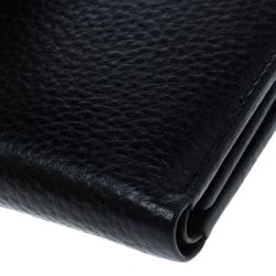 Cerruti 1881 Black Leather Derby Bifold Wallet