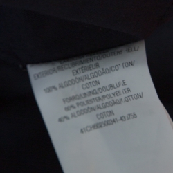 Pre Owned CH Carolina Herrera Grey Cotton Jacquard Tailored Trousers L