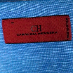 CH Carolina Herrera Indigo Chambray Long Sleeve Button Down Shirt XXL