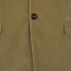 Pre Owned CH Carolina Herrera Beige Corduroy Men's Blazer M