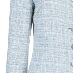 Pre Owned جاكيت شانيل بوسله رمادي L