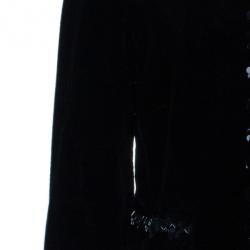 Pre Owned Chanel Velvet Embellished Jacket XXL