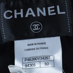Pre Owned Chanel Velvet Embellished Jacket XXL