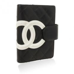 Chanel Black Quilted Leather Cambon Agenda Cover Louis Vuitton