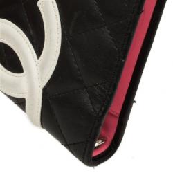 Pre Owned Chanel Black Cambon Quilted Agenda Cover