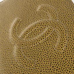 Pre Owned Chanel Bronze Caviar Leather CC Bifold Wallet