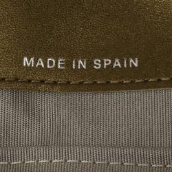 Pre Owned Chanel Bronze Caviar Leather CC Bifold Wallet