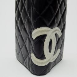 Pre Owned Chanel Black Cambon Quilted Wallet