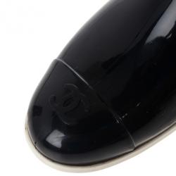 Chanel Camellia Rubber Rain Boots Size 39