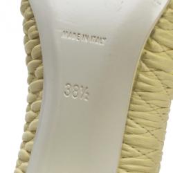Chanel Cream Over The Knee Boots Size 38.5
