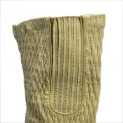 Chanel Cream Over The Knee Boots Size 38.5