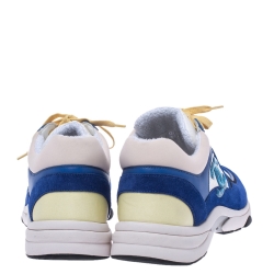 Chanel Multicolor Fabric, Suede and Leather CC Low Top Sneakers Size 42