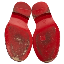 Chanel Pharrell Red Leather Slip On Loafers Size 43