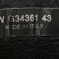 Pre Owned Chanel Black/Blue Nylon and Suede CC Low Top Sneakers Size 43