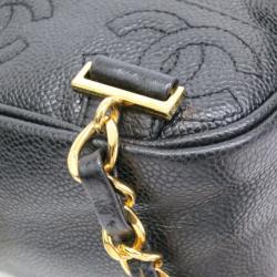 مملوكة مسبقًا Chanel Black CC Caviar Backpack