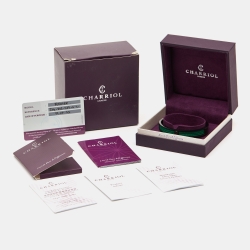 Pre Owned Charriol Forever Stainless Steel Gunmetal Tone Bracelet L