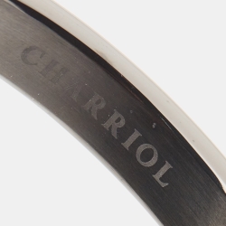 Pre Owned Charriol Forever Stainless Steel Gunmetal Tone Bracelet L